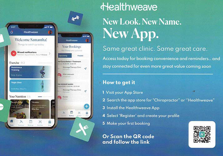 Chiropractic Toormina NSW Healthwave App